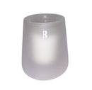 Κηροπήγιο Γυάλινο 133/124mm Bolsius CleanLight Με Κερί 20 Ωρών