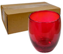 Καντηλόκουπα γυάλινη Μεγάλη - Κόκκινο (THIM1158-RED) Κιβώτιο 6Τμχ