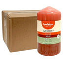 Αρωματικό Κερί Κορμός Bolsius Everyday Two-Tone 110/55mm - Μελόψωμο Κιβώτιο 6Τμχ