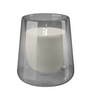 Κηροπήγιο Γυάλινο Bolsius CleanLight για Κερί Αρωματικό 91/83mm - Κυπαρίσσι & Κεχριμπάρι Κιβώτιο 4Τμχ