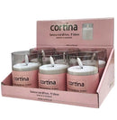 Ηλεκτρικό Κερί CORTINA LED Tube 100/70mm Λευκό Συσκευασία 6τμχ