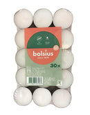 Ρεσώ 30άδα Bolsius 6 Ωρών - Λευκό (Κιβώτιο 10τμχ)