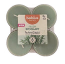 Αρωματικό Ρεσώ 8ωρών Clear Cup Bolsius True Scents 8άδα - Δεντρολίβανο Κιβώτιο 6τμχ