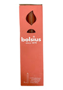Κοντολάμπαδο - Κερί Κηροπηγίου Roustik 270/23mm Bolsius - Earthy Orange (Κιβώτιο 9τμχ)
