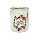 Αρωματικό Κερί Σε Ποτήρι 82/68mm Bolsius - Merry Christmas White Κιβώτιο 6Τμχ