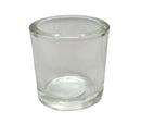 Κηροπήγιο Γυάλινο για Ρεσώ 60/59mm Bolsius - "Round Votive"