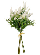 Ματσάκι Βερονίκη με Γυψόφυλλο 36cm (THIM10204) - Λευκό