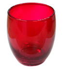 Καντηλόκουπα γυάλινη Μεγάλη - Κόκκινο (THIM1158-RED) Κιβώτιο 6Τμχ