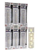 Ηλεκτρικό Κερί SUBITO GC711 με Αλυσίδα LED 175/55mm - Λευκό (THIM264) Συσκευασία 6Τμχ
