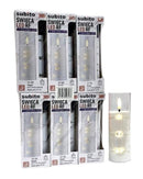 Ηλεκτρικό Κερί SUBITO GC711 με Αλυσίδα LED 150/55mm - Λευκό (THIM263) Συσκευασία 6Τμχ
