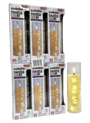Ηλεκτρικό Κερί SUBITO GC711 με Αλυσίδα LED 175/55mm - Ιβουάρ (THIM268) Συσκευασία 6Τμχ