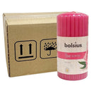 Αρωματικό Κερί Κορμός Bolsius True Scents 120/60mm - Παιώνια Κιβώτιο 6Τμχ