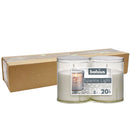 Ρεσώ Bolsius Sparkle Light Διάφανο 2x20 Ωρών - Λευκό (Κιβώτιο 8τμχ)