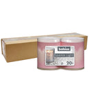 Ρεσώ Bolsius Sparkle Light Διάφανο 2x20 Ωρών - Ροζ (Κιβώτιο 8τμχ)