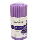 Αρωματικό Κερί Κορμός Bolsius True Scents 120/60mm - Λεβάντα Κιβώτιο 6Τμχ