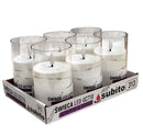 Ηλεκτρικό Κερί SUBITO GC710 με Αλυσίδα LED 125/78mm - Λευκό (THIM313) Συσκευασία 6Τμχ