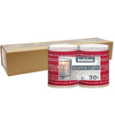 Ρεσώ Bolsius Sparkle Light Διάφανο 2x20 Ωρών - Κόκκινο (Κιβώτιο 8τμχ)