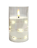 Ηλεκτρικό Κερί SUBITO GC710 με Αλυσίδα LED 125/78mm - Λευκό (THIM366)