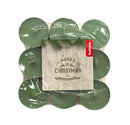 Αρωματικό Ρεσώ 4ωρών Bolsius XMAS 18άδα - Merry Christmas Green