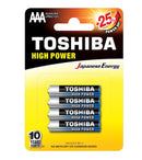 Μπαταρία Αλκαλική Toshiba High Power 4τμχ - ΑΑΑ