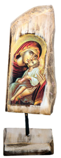 Ξύλινη Εικόνα Μπομπονιέρα 20x7cm (κωδ. Ν16 )