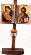 Ξύλινο  Καντήλι 50x30cm (κωδ. ΑΔΠ)