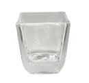 Κηροπήγιο Γυάλινο Bolsius Square Votive 65/58mm Κιβώτιο 6τμχ
