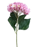 Kλαδί Ορτανσίας Giftdecor 56cm (THIM77058) - Ροζ
