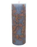 Κερί Κορμός Ρουστίκ Bolsius 190/68mm Silhouette - Eucalyptus Green