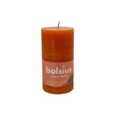 Κερί Κορμός Ρουστίκ Bolsius 130/68mm-Earthy Orange