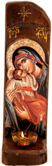 Ξύλινη Εικόνα Ράβδος 40x12cm (κωδ. καντήλι Ν3)