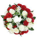 Στεφάνι Γαρύφαλλο 28cm (ΤΗΙΜ36007) - Κόκκινο