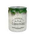 Αρωματικό Κερί σε Ποτήρι 82/68mm Bolsius XMAS - Merry Christmas Grey