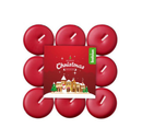 Αρωματικό Ρεσώ 4ωρών Bolsius XMAS 18άδα - Merry Christmas Red